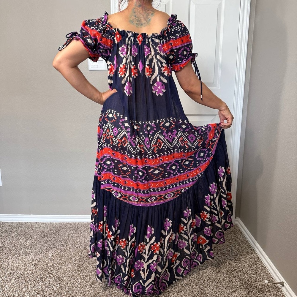 Free People Boho Maxi Dress – Size M (Runs Loose) - Picture 3 of 10